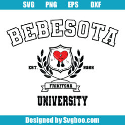 Bebesota Frikitona University Svg