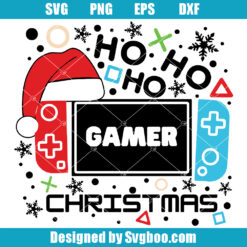 Christmas Gamer Ho Ho Ho Svg