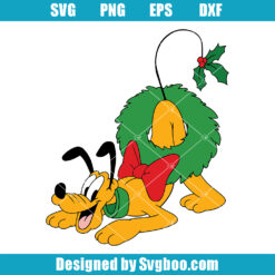 Christmas Pluto Character Svg