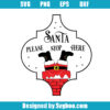 Christmas Santa Sign Svg