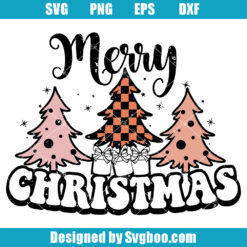 Christmas Tree Plaid Svg