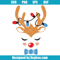 Cute Boy Reindeer Svg