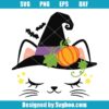 Cute Cat Witch Svg