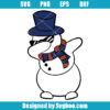 Dabbing Snowman Svg