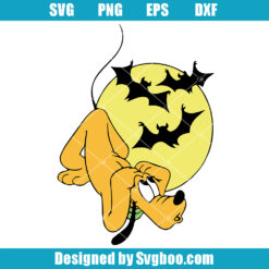 Disney Pluto Halloween Svg