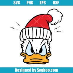 Donald Duck disney Christmas Svg