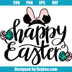 Happy Easter Svg, Easter 2023 Svg, Vacation Mickey Minnie Svg