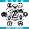 Marvel Avengers Team Svg