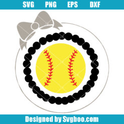 Softball Frame Svg