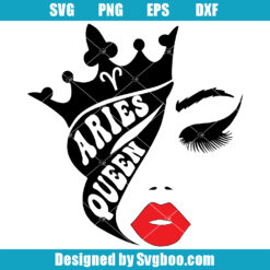 Aries Queen Svg
