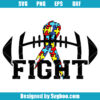 Autism Football Svg