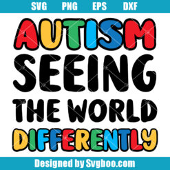 Autism Seeing The World Differently Svg
