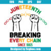 Breaking Every Chain Since 1865 Svg