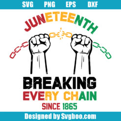 Breaking Every Chain Since 1865 Svg
