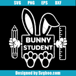 Bunny Student Svg