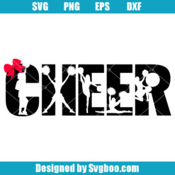 Cheerleading Girls Svg