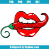 Chili Bitten Lips Svg