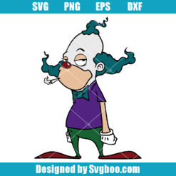 Clown Smoking Svg