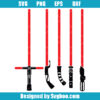 Dark Side Lightsabers Svg