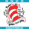Dr. Seuss Day Svg