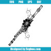 Floral Flute Svg