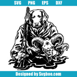 Goat Hunting Svg, Hunting Dog Svg, Hunting Hobby Svg