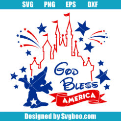 God Bless America 4th of July Svg