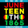 Juneteenth 1865 Svg