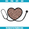 Leopard Stethoscope Nurse Svg