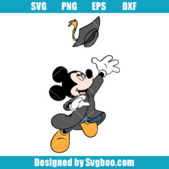 Mickey Graduation Svg