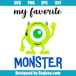 My Favorite Monster Mike Wazowski Svg