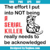 Not A Serial Killer Svg