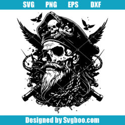 Pirate Skull Svg