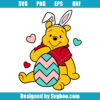 Pooh and Easter Egg Svg
