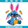 Stitch Carrots Happy Easter Svg