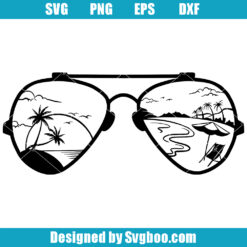Sunglasses Beach Svg