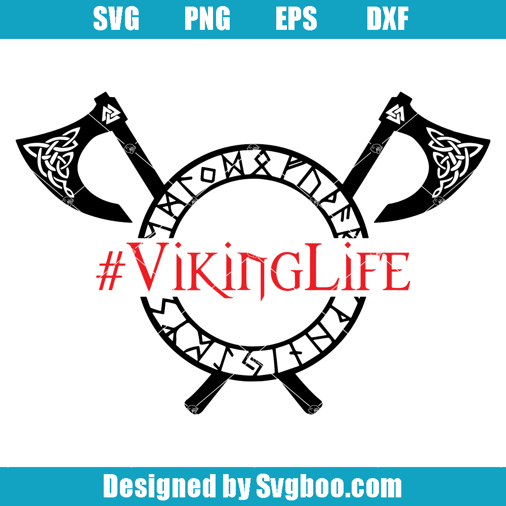 Viking Life Svg, Norse Viking Svg, Viking Symbol Svg