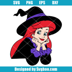 Ariel Princess Halloween Svg