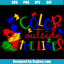 Color Outside The Lines Svg