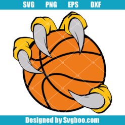 Eagle Claw Holding Basketball Ball Svg