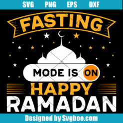 Fasting Mode is On Svg