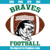 Football Mascot Braves Svg