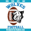 Football Mascot Wolves Svg