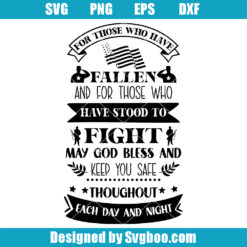 For Those Who Have Fallen Svg