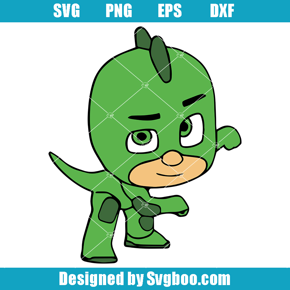 Gekko PJ Mask Svg, Catboy Gekko Svg, Hero Pajama Svg Gekko PJ Mask Svg