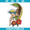 Hawaiian Hula Girl Svg