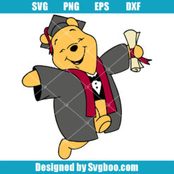Honey Bear Graduation Svg