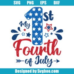 Kids 4th of July Svg, My first 4th of July Svg, Patriotic Boy Svg