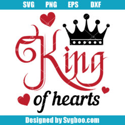 King of Hearts Svg
