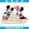 Mickey and Minnie On The Beach Svg